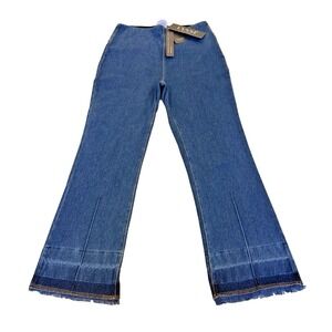 LYSSE New York Womens Stretch Denim Jeggings Tummy Control Blue Jeans Med (NWT)